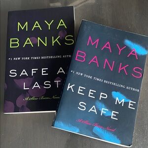 Maya Banks Novels Keep Me Safe & Safe At Last Books fiction thrilker